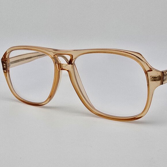 Titmus Z87 SC900 CS75 EN166 Crystal Tan Aviator Safety Eyeglasses Frame 56mm - Picture 1 of 14
